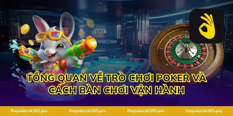 Tổng quan về trò chơi poker và cách bàn chơi vận hành